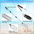 Fasouna 6 Pack Shelling Tools for Beach Include Seashell Bag, Shark Tooth Sifter Shovel Sand Scoop,Collapsible Beach