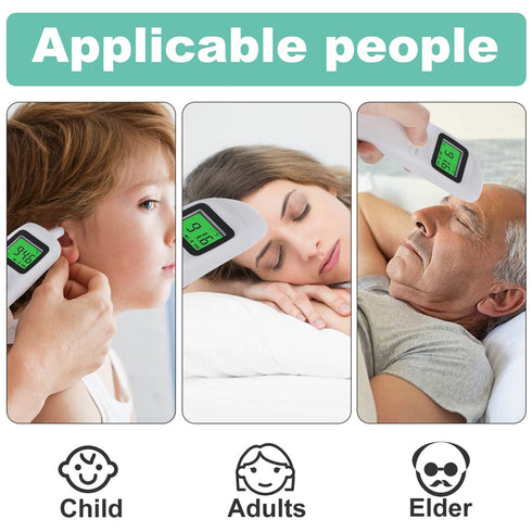 Forehead Thermometer Bluetooth for Adults and Kids, Wireless Connected Smartphone Thermometer