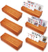 6 Pack Playing Card Holders - Hands-Free Wood Deck Stand for Kids and Elderly, Set of 6