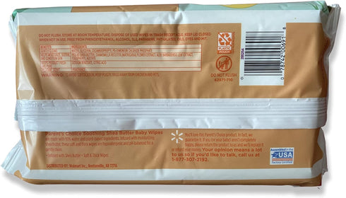 Parent's Choice 80ct Baby Wipes Shea Butter