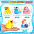 Honoson 48 Summer Summer (4 Pcs Beach Rubber Duckies Bulk Mini Rubber Duck Bath Toys Float Bathtub Ducky Cute Squeaky