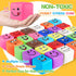 24 Pack, 24PACK) Slow Rising Stress Cube Square Cube Fidget Ice Cube Stress Balls, Dough Stress Balls Soft Fidget