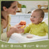 6 Pack 4 oz 10 NETANY Glass Baby jars with Airtight Lids, Glass Baby Food Storage Containers,Overnight Oats Containers