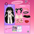 CALEMBOU 30 cm Plush Doll with Skeleton, Soft Anime Dress Up Doll, Kawaii Stuffed Toy Gift with Doll Clothes