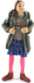 Melody Jane Dollhouse People Modern Girl in Parka, 1:12 Scale Resin Figure