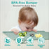 Silicone Placemat for Toddler Eating: Wipe Clean & Roll Up in The Diaper Bag - Table Mat