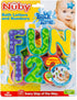Set 36 3+ Nuby Floating Bath Tub Alphabet and Numbers - Soft Foam Waterproof Letters and Numbers - Pieces - Educational