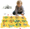 Plastic Dinosaur Puzzles for Kids with A Cute Car, Montessori Toys for