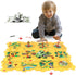 Plastic Dinosaur Puzzles for Kids with A Cute Car, Montessori Toys for