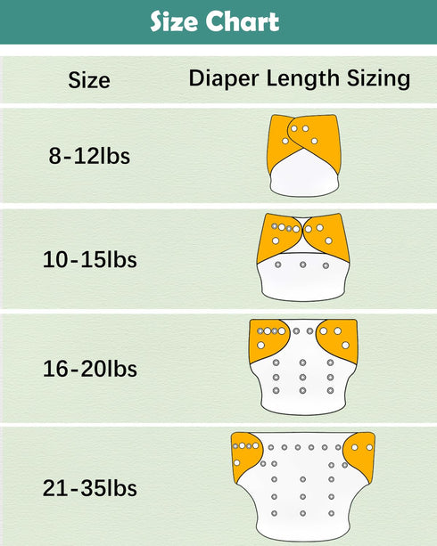Pack 13, 6pcs Diapers+6pcs babygoal Dinosaur Cloth Diapers of Baby Reusable Washable Pocket Nappy, Rayon from Bamboo