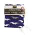 Kushies Baby On The Go Wet Bag, Large, Blue Whale/Navy Moustache