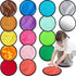 16 Set 3 Gift(8.3 Inch) Upgraded Sensory Mats, Mixed Colors Sensory Toys for Kids with Autism, Tactile Wall Panel
