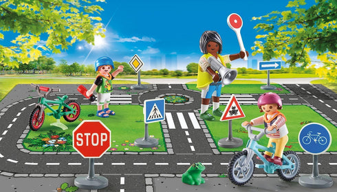 Playmobil Traffic Education Toy Set