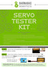 Servo Motor Tester Kit | 180 Degree 9g Servo Motor + RC Servo Tester Controller