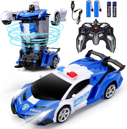 Dolanus Remote Control Car - Transform Robot RC Cars with Batteries: 360 Degree Rotating Drifting, Gift for Boys/Girls