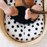 Changing Pad Cover Set by Ely's & Co | 2 Pack 100% Jersey Cotton Black and White Abstract Stripes and Dots