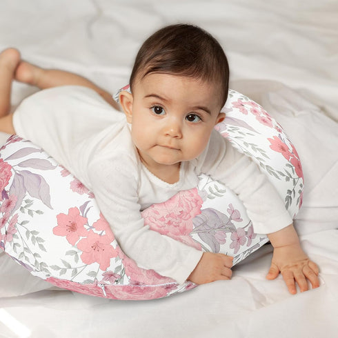 Nursing Pillow Cover, Breastfeeding Pillow Cover Stretchy Removable Feeding Pillowcase for Newborn, Ultra Soft