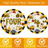 80 4th Letromp Pcs Construction Birthday Decorations Construction Four Years Old Disposable Paper Dinner Plates Napkins