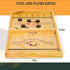 4 in 1 Board Game Set - Extra Large Sling Puck Game, Wooden Chess Board Sets, Checkers for Adults and Kids