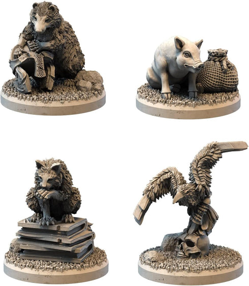 Tainted Grail The Fall of Avalon Companions Miniatures COMPONENT UPGRADE - Enhance Your Gameplay with Detailed Miniatures! Ages 14+, 1-4 Players, 2-3 Hour Playtime, Made by Awaken Realms