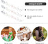NUOBESTY 20pcs Mini Glasses Doll Dress Up Accessories, Tiny Eyeglasses for Dolls, Miniature Things for Doll Costumes