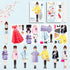 Daniel Axel Magnetic Princess Dress Up Paper Doll Pretend Play Toys Magnet People Clothes