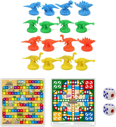 Magnetic Board Game Educational Toys for Kids, Dinosaur Flying Chess for Beginners and Adults