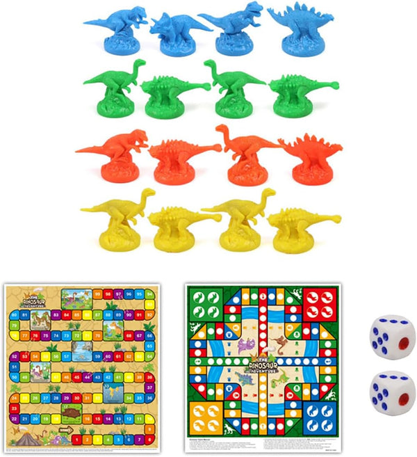 Magnetic Board Game Educational Toys for Kids, Dinosaur Flying Chess for Beginners and Adults