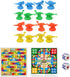 Magnetic Board Game Educational Toys for Kids, Dinosaur Flying Chess for Beginners and Adults