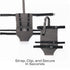 Zomee Portable Travel Highchair Harness, Universal Fit Baby Feeding Seat for Dining Chairs, Compact, Foldable