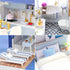 Spilay Dollhouse Miniature with Furniture - DIY Wooden Crafts Doll House Kit, 1:24 Scale Creative Room Gift with Music