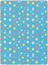 miaozhen 1 Pack 52x28 Cotton Baby Crib Sheets Soft Star Colorful Crib Mattress Sheet for Nursery sabanas para cuna