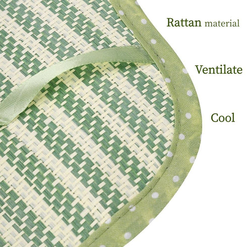 ITODA Summer Cooling Pad for Universal Stroller Rattan Car Seat Cooler Pad Breathable Ice Cushion Stroller Seat Liner
