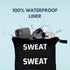 Whole Works 12.6" 14.6" Premium Wet Bag for Gym Clothes - x Waterproof, Machine Washable Sweat Bags for Sweaty & Dirty