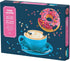 Galison Daily Special 2-in-1 Shaped Puzzle Set, 625 Pieces Total – Two Puzzles Featuring a Donut and Coffee