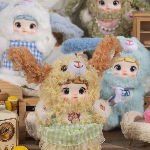 Nommi V5 1PC (1 9 Puppy Diary Series Plush Blind Box of Possible Styles) Cute Figures Collectible Toys Birthday Gifts
