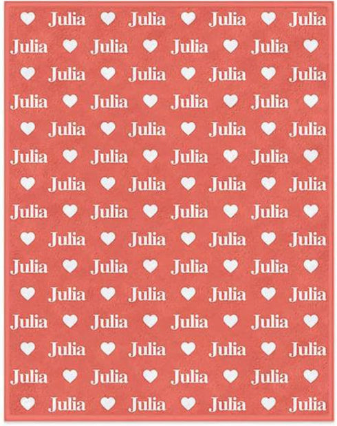 YGM (60"x80"/150x200cm) Custom Name Blankets Personalized Name Blankets for Kids Baby Boys Girls Grandson Adults,Baby