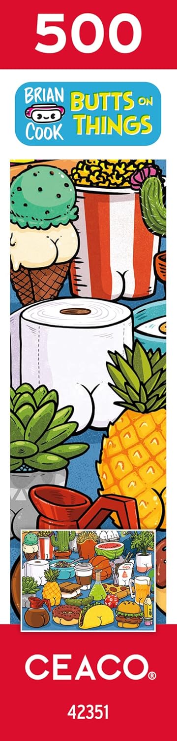 Ceaco - Butts on Things - Brian Cook - 500 Piece Jigsaw Puzzle