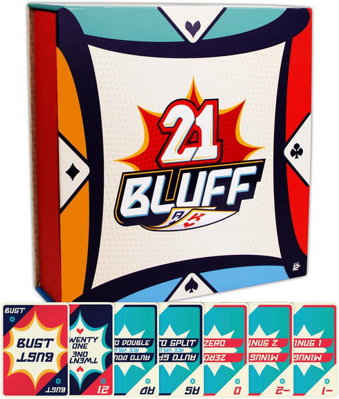 21 Bluff The Ultimate Bluffing & Strategy Card Game for Family Game