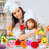 8 Pack Sensory Toys for Kids, Mini Fruit Soft Stuffed Plush Toy for Girls or Boys as Party Decorations, Toddler Pretend