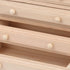 1:12 Wooden Table Square - 8 Button Dollhouse Movement Cabinet Mini Furniture, Beautiful Color Kit for Handcraft DIY