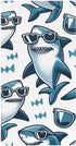 CZXW Funny Sharks Crib Sheets Fitted 52" x 28" Natural Cotton Soft &