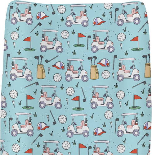 ZoUbqchY Blue Golf Changing Pad Covers for Baby Girls Boys Sports Golfing Fitted