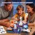 31PCS 100+ 6+ VATOS Space Science Circuit Kits for Kids - Electronics Exploration STEM Kit with Projects, Rocket