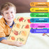 Kathfly 2 Pieces Leaf Wooden Jigsaw Puzzles Montessori Toy for Early Educational Learning Gift