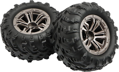 2 PCS RC Car Spare Parts Tires Wheels 30-ZJ02 SN-ZJ02 35-ZJ02 for 1:16 RC Car Truck Accessories, Compatible with 9130