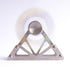 Ferris Wheel Fidget Spinner - Kinetic Desk Toy with Stand, Metal Stainless Steel, High Speed Colorful Marble Rainbow,