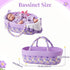 8 Set 17-22 Inch BABESIDE Pcs Reborn Baby Doll Accessories Includes Doll Clothes, Bassinet, Soft Toy, Bottle & More