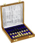StonKraft 10" X 10" Chess Board Game Set with Wooden Base & Stone Inlaid Pieces
