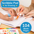 1+,2,3,4 TOYVENTIVE Toddler Coloring Books & Crayons, Toys & Birthday Gifts for Years Old Girls, Toddlers